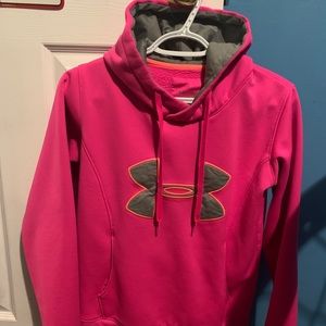 UA cold gear pink hoodie